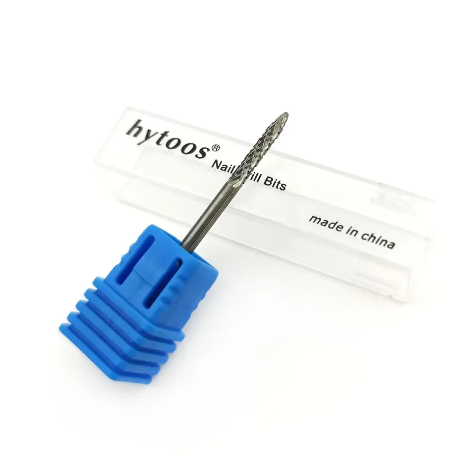HYTOOS-لقم ثقب الأظافر من الكربيد لمانيكير كهربائي ، أدوات دوارة ، قطعة تنظيف للبشرة ، لوازم #4