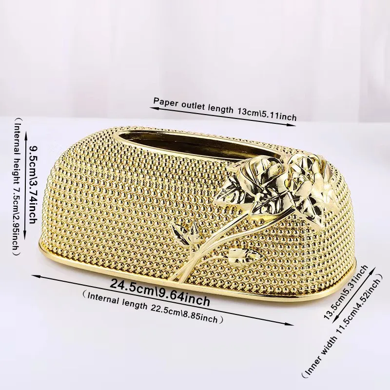 1pc Taschentuch box im europäischen Stil, Wohnküche, Wohnzimmer, Schlafzimmer, Restaurant, Bar, Extraktion sbox für Hotels ervietten, Plastik box – Detail 10