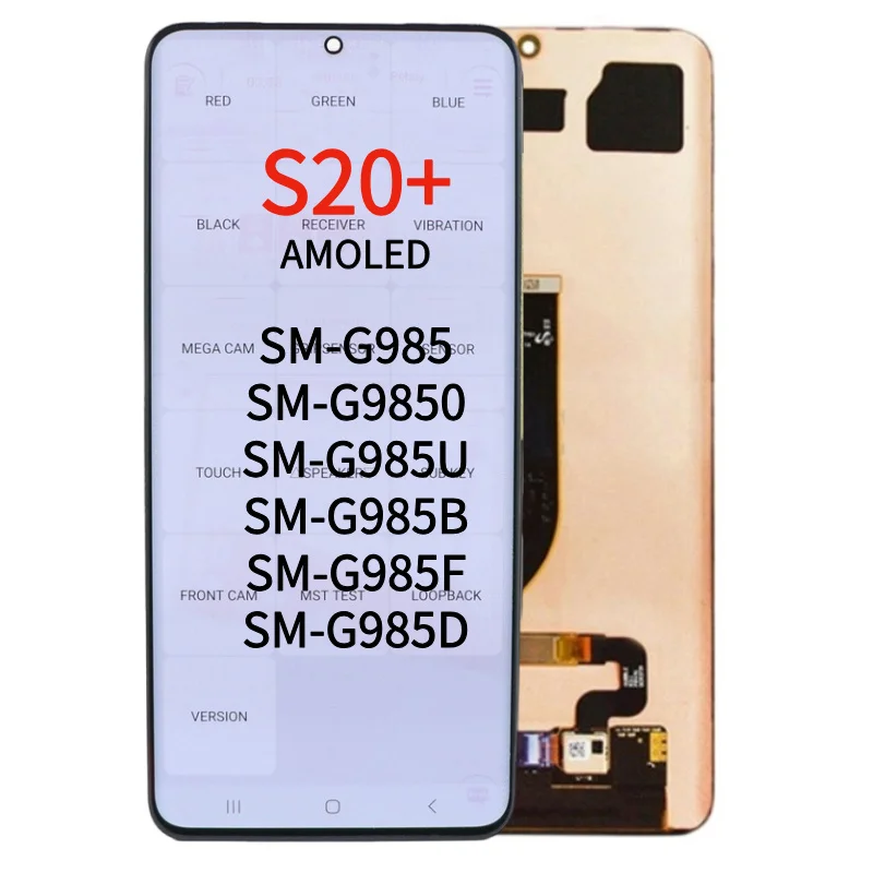 AMOLED-дисплей для Samsung Galaxy S20 Plus SM-G985 G985U G985B/DS, сенсорный экран, дигитайзер для Samsung S20 Plus LCD