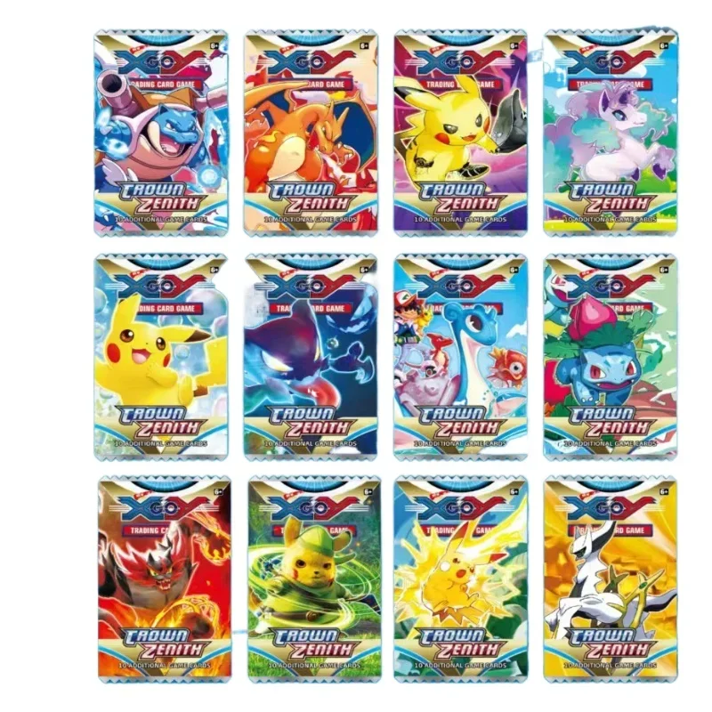 Random Box/324PCS Pokemon Cards\' Album Party Games Playing Cards Paradox Rift VMAX GX Deck Box English Table Game Anime Cards