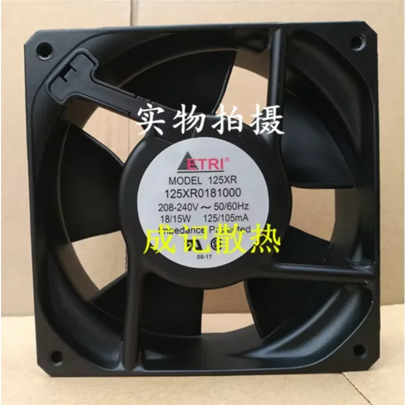 ETRI 125XR0181000 AC 240V 18/15W 120x120x38mm Server Cooling Fan