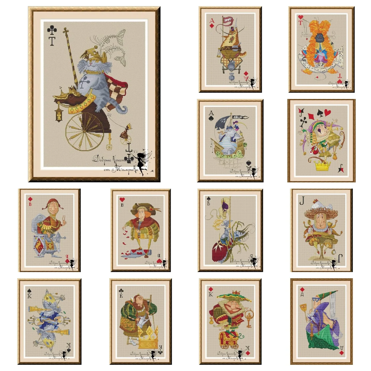 5220 Kreuzstich-Sets für Stickerei, Kreuzstich-Komplettset, Stich-Kreuzstich-Set, Nadelarbeit & Basteln, DIY