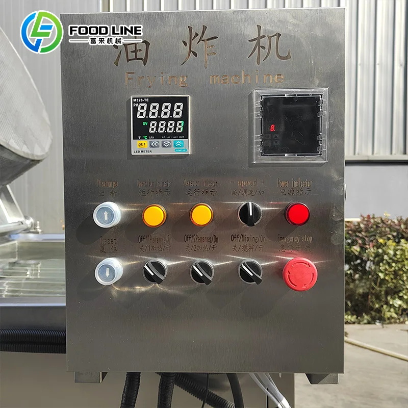 Efficient Stainless Steel Independent Temperature Control Commercial Fryer