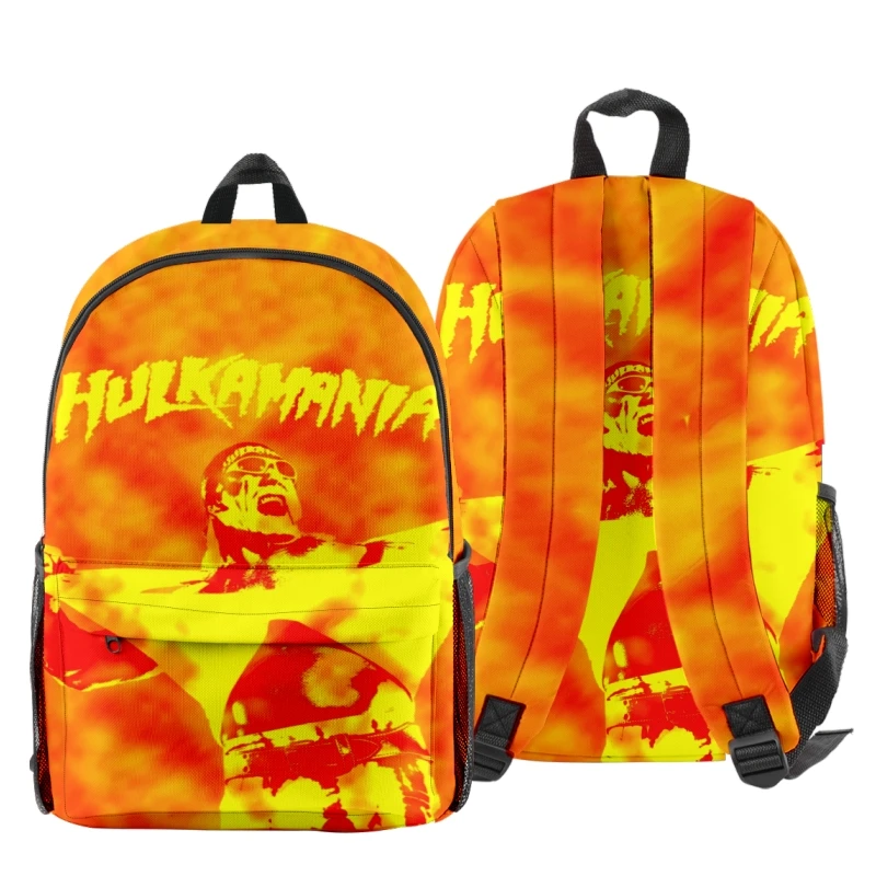 Рюкзак Халк Хоган, рюкзак с логотипом, модная сумка для покупок, винтажные сумки, персонализированный школьный рюкзак для студентов