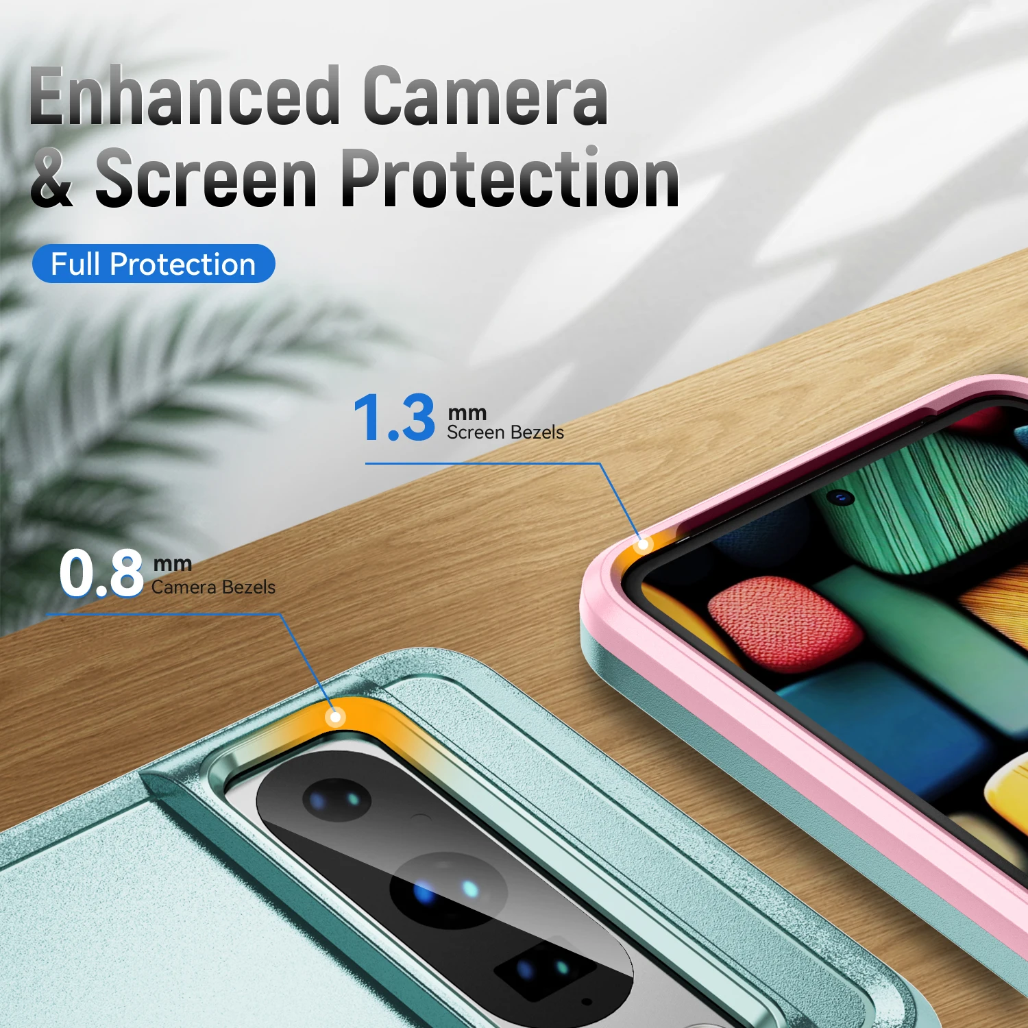 Hybrid 2 in 1 Phone Bag Case for Google Pixel 8 Pro 7 7A 8A Pixel 9 6 6A Pixel6 Pixel7 Pixel8 Pixel7a Shockproof Funda image 6