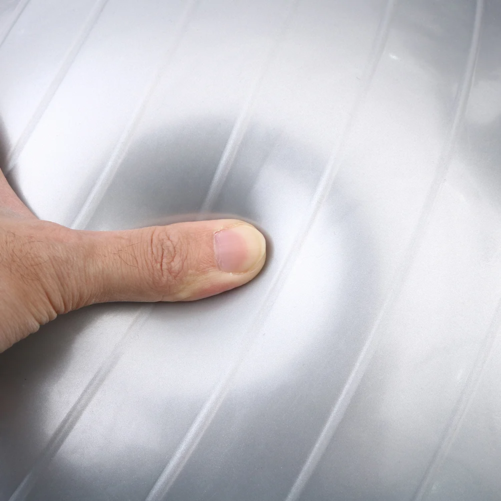 

55cm Silver Anti Burst Thicken Yoga Ball Stability Pilates Balancer Exercise Trainer Fitness Gym Workout Pump Clamp