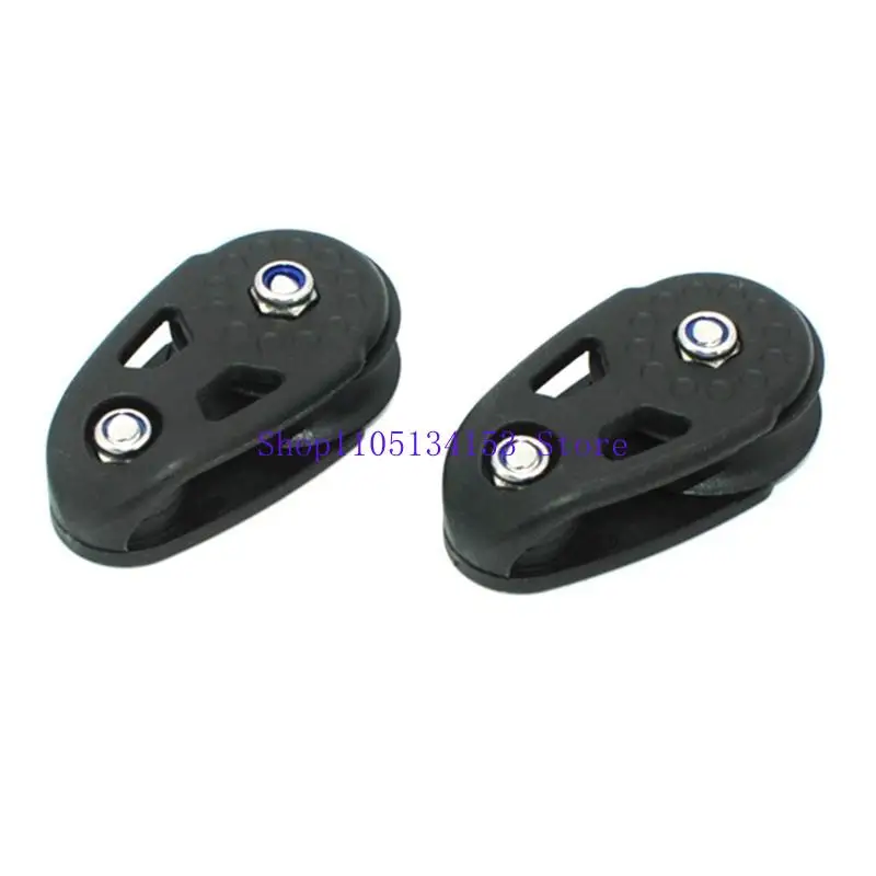 

2 шт., направляющая для каяка, тележка, сверхмощный шкив для корабля, яхты, каноэ, лодки, каяка, шкив, нейлоновый шкив, блоки шкива