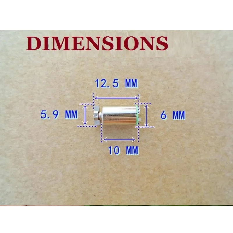 New Arrival 50PCS 6*10mm 1.5 V - 3 V Hollow Cup Vibration Motor Coreless Vibration Motor,Strong vibration