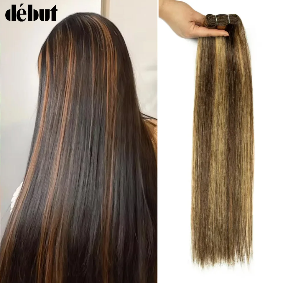 debut-brazilian-straight-human-hair-double-drawn-natural-human-hair-weave-bundles-highlight-p4-27-613-27remy-human-hair-bundle