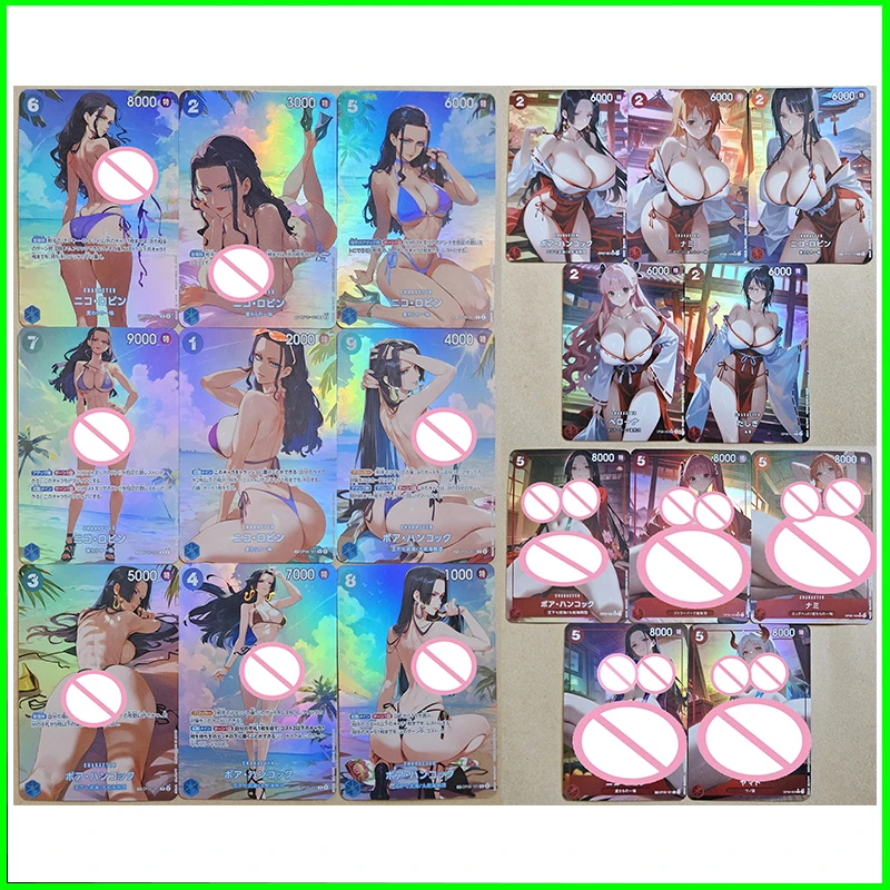 아내 카드 수집용 카드 소년 게임 장난감 테이블 게임 생일 선물 DIY 애니메이션 렘 미쿠 만티코어 보아 프리미엄 플래시 카드 19개