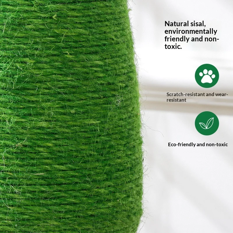 Rascador vertical para gatos de sisal y pino, resistente y duradero - imagen 4
