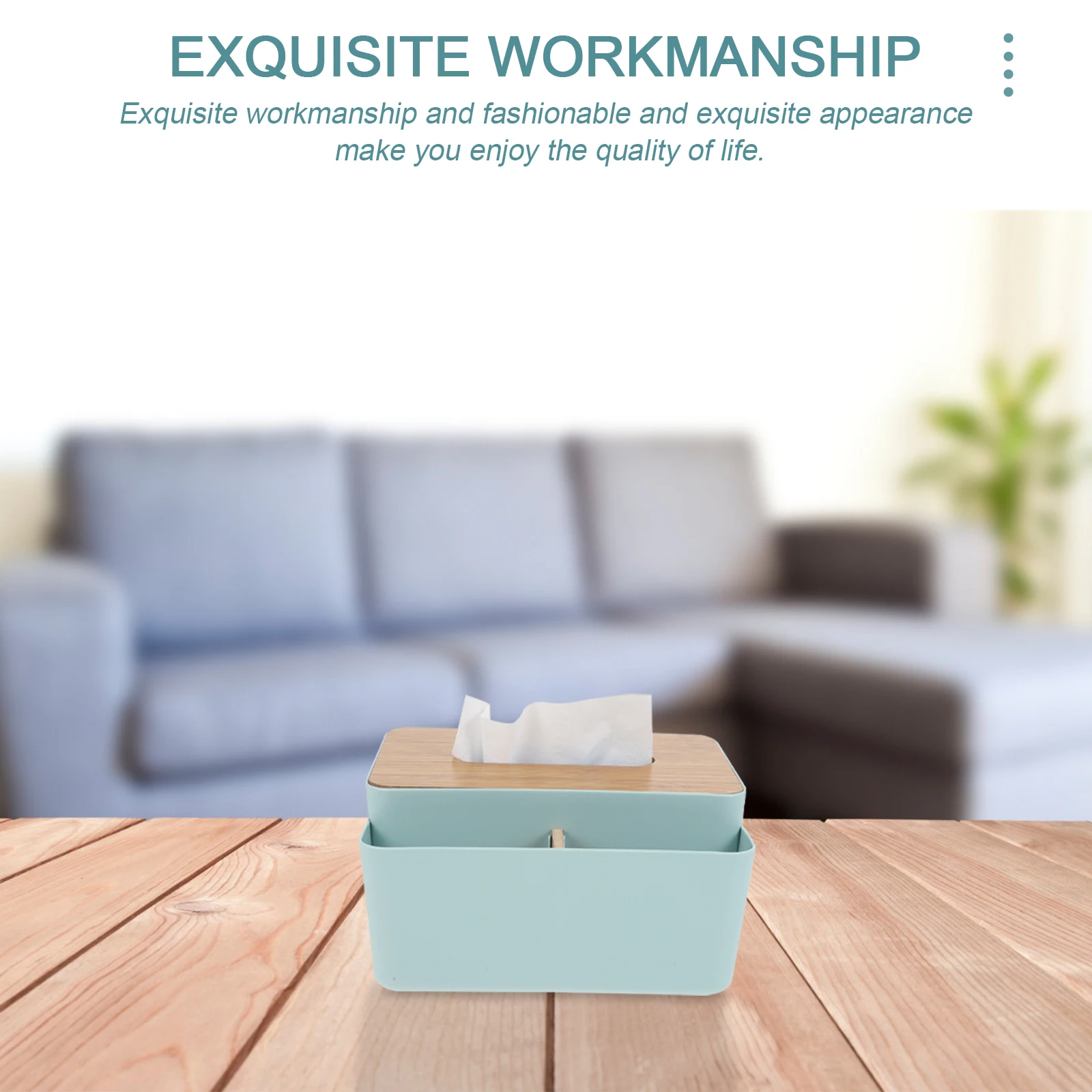 

Creative Tissue Box Multi-Functional Storage Organizer Home Decor Tidy Living Room Bedroom Kitchen Practical Tissue Holder