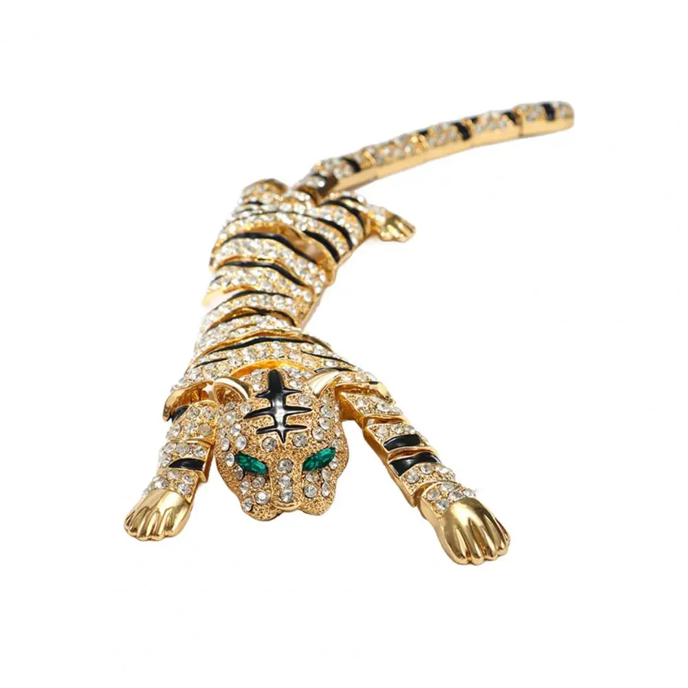 BLUELANS Tiger Brooch Rhinestone 5