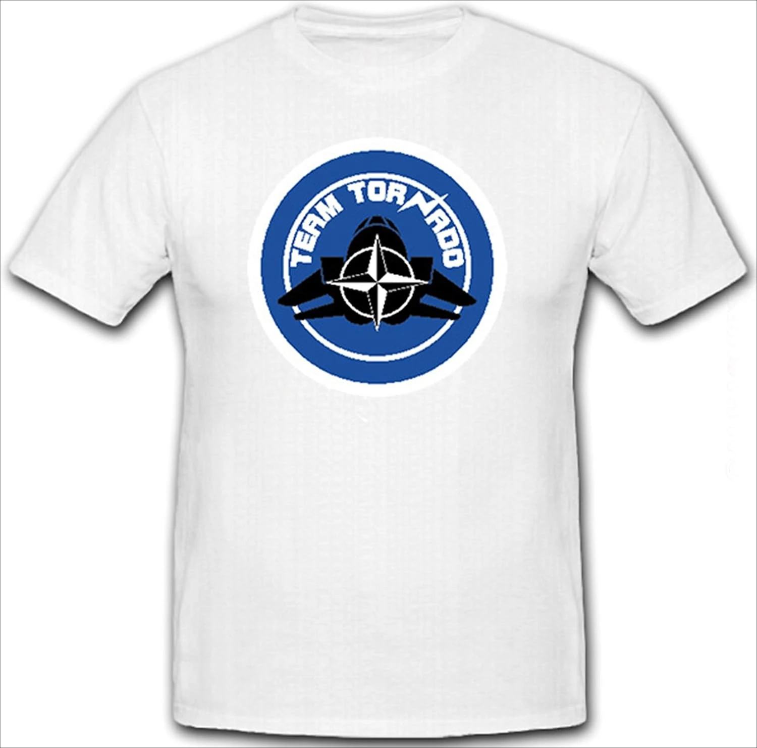 

Team german military consciousness tornado fighter bomber squadron pattern, o-neck cotton short-sleeved printed t-shirt