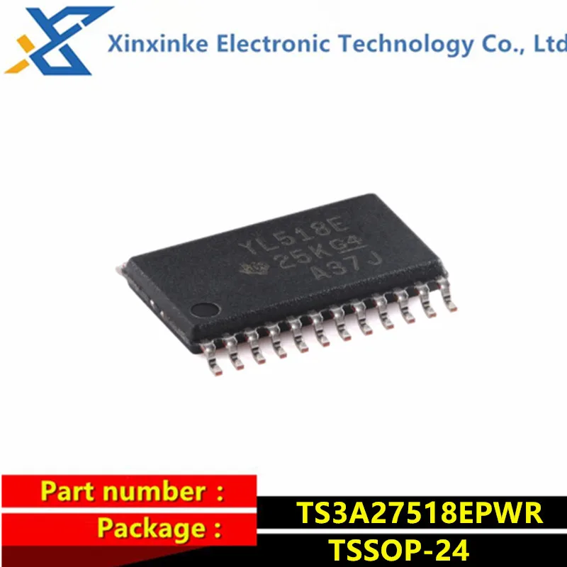 

5PCS TS3A27518EPWR YL518E TSSOP-24 Multiplexer Switch ICs 6B 1-of-2 Mux/Demux w/ 240 MHz BW Single Supply Brand New Original