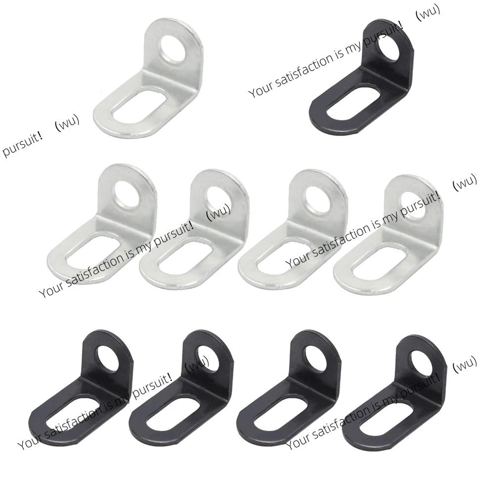 5x Stainless Steel Corner Brackets  L Shape 90 Degree Right Angle Metal Bracket Plates with 2 Mounting Holes for Home Furniture