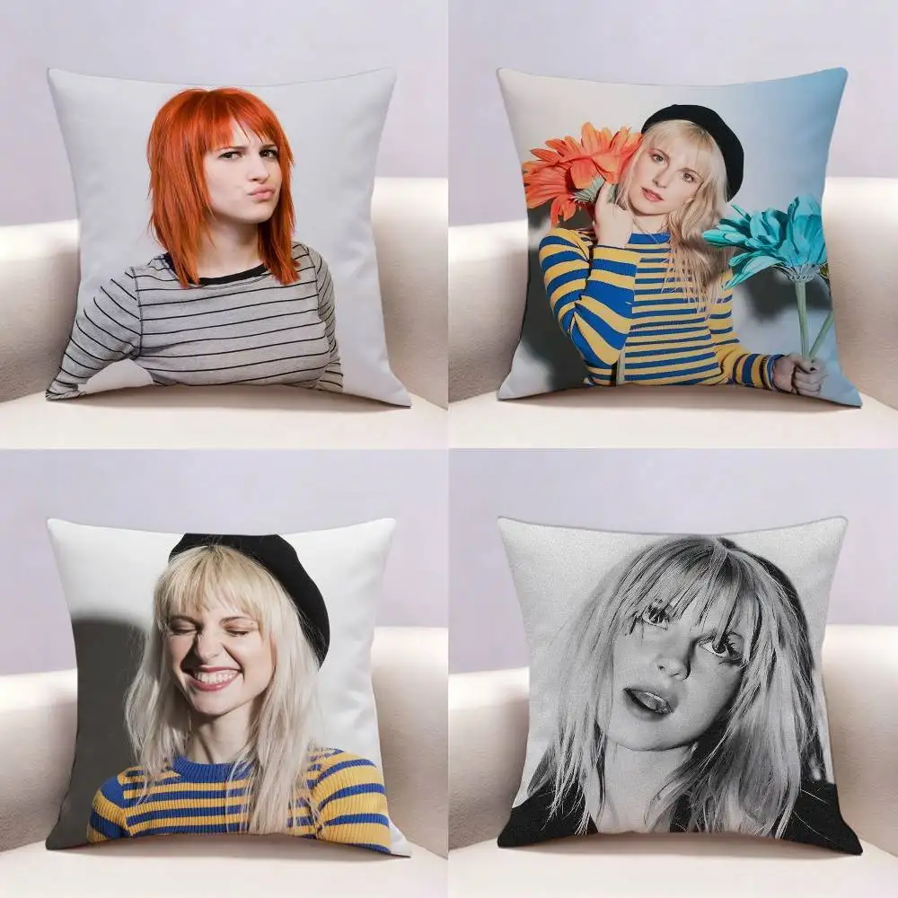 

Singer Hayley Williams Double-sided print Pillow Case Cushion Cover Throw Pillow Case For Car Sofa