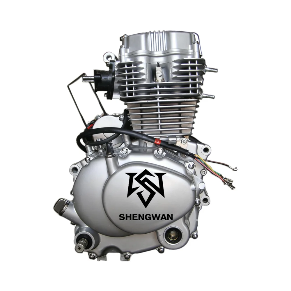 CG175 4-Stroke Single Cylinder Air-Cooled Motorcycle Engine Assembly 175cc Displacement New Condition！！
