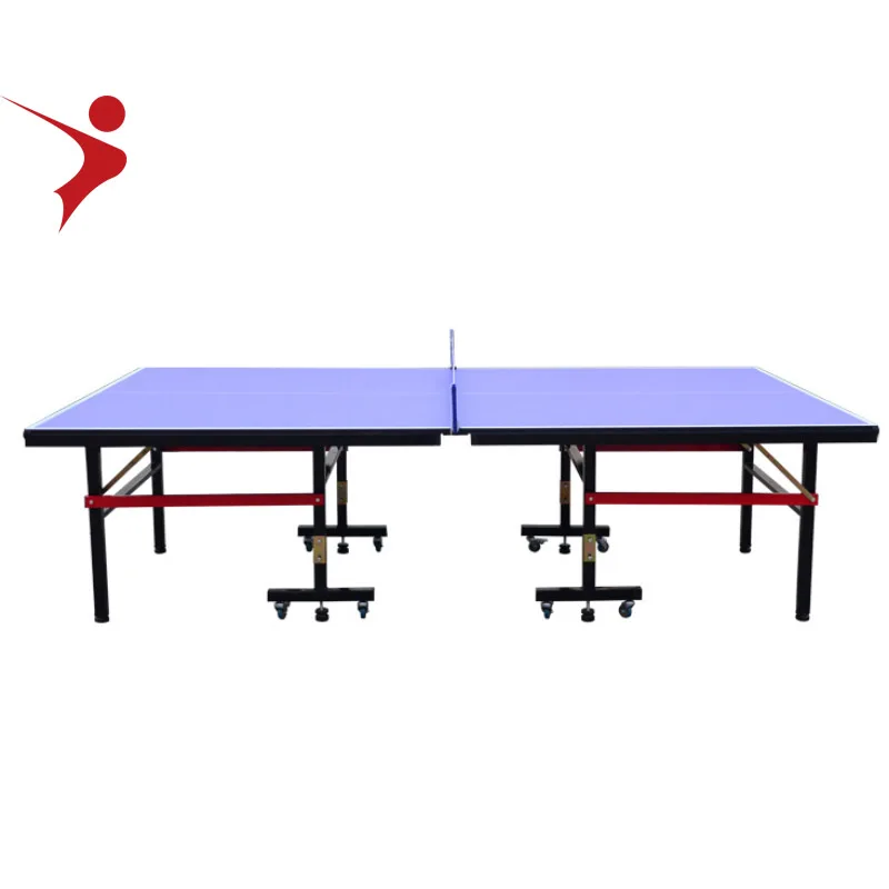 Home Indoor Folding Table Tennis Table Movable Standard Game Tab China Cheap Price Blue  Folding Legs Ping Pong Table