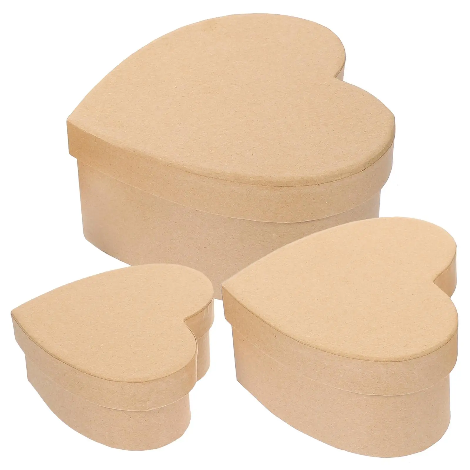 

3 Pcs Heart Shaped Gift Box Heart Shaped Gift Box Paper Packaging Boxes For Gifts Floral Boxes Present Containers