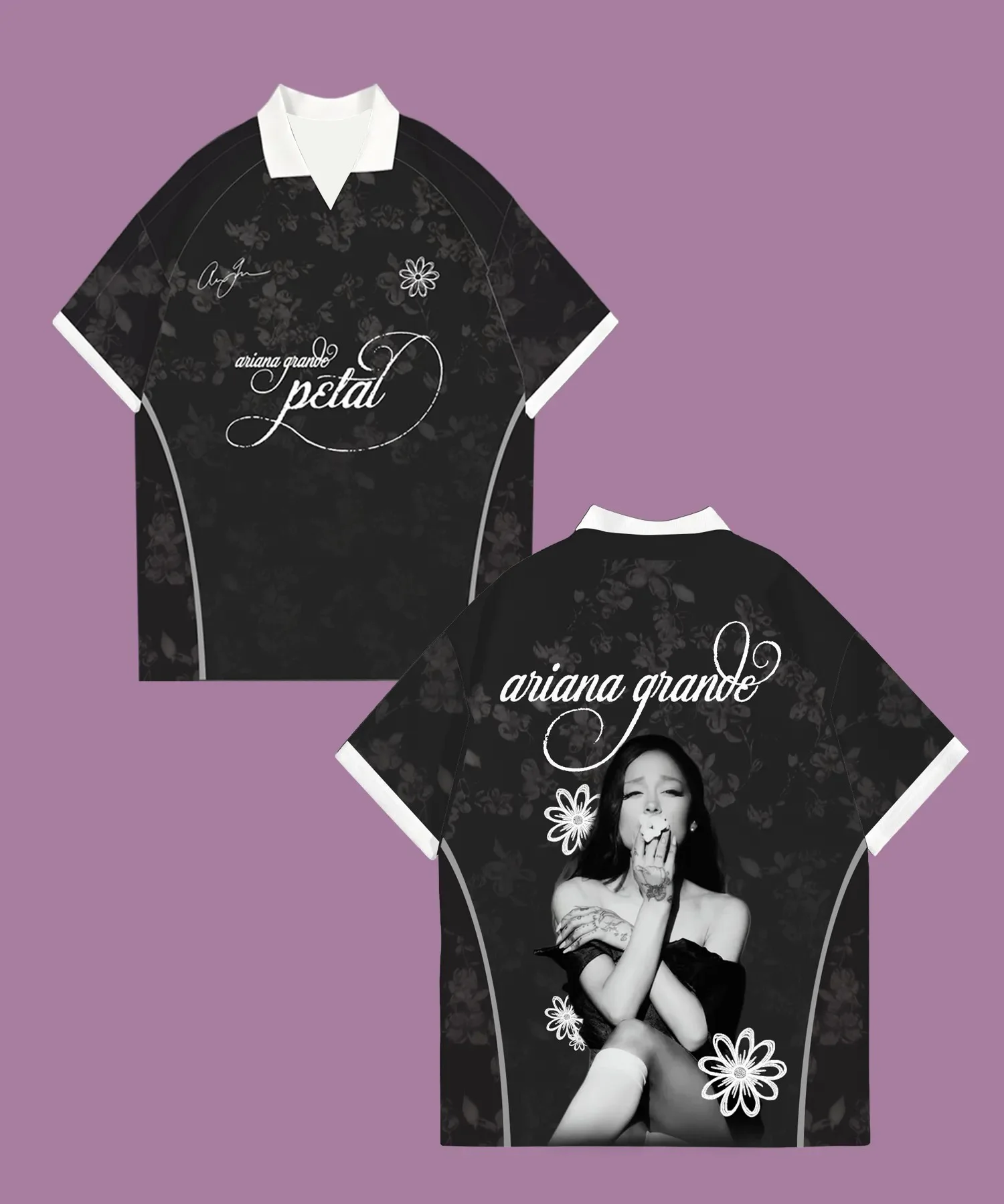 Ariana Grande Petal 2026 3D Printed Jersey Men Women Summer Outdoors T-shirt Breathable Quick Drying Streetwear Clothing Unisex