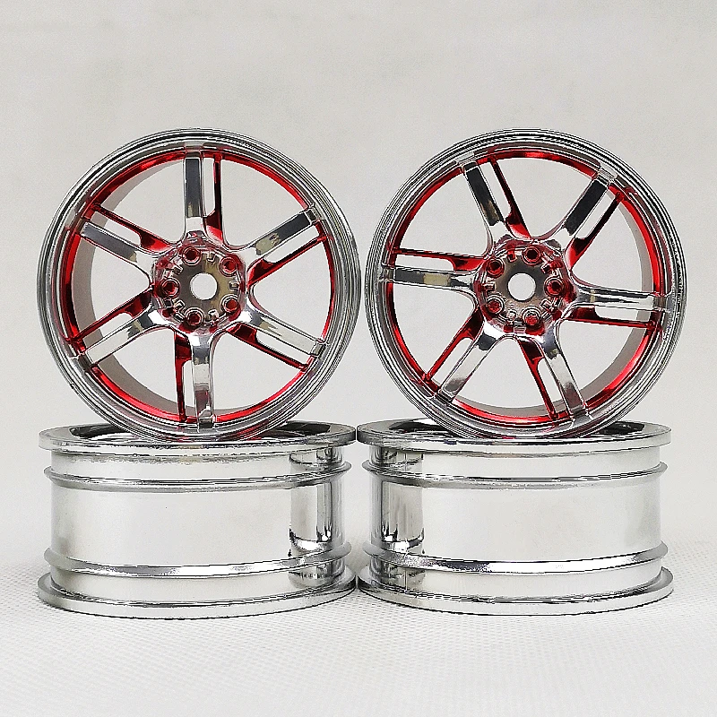 

4pcs 3/6/9mm Offset RC Car 1/10 Scale Plastic Wheels Rims Drift On Road Touring Racing Model Hobby