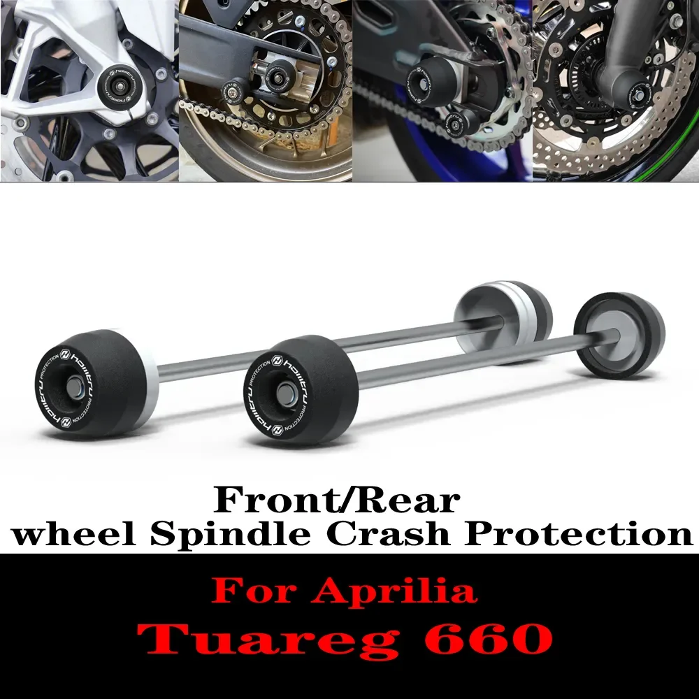 

For Aprilia Tuareg 660 2022-2023 Front Rear wheel Spindle Crash Protection