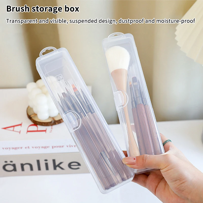 1 pçs ferramenta da arte do prego caixa de armazenamento vazio pinças clippers canetas polimento prego buffer arquivos recipiente plástico