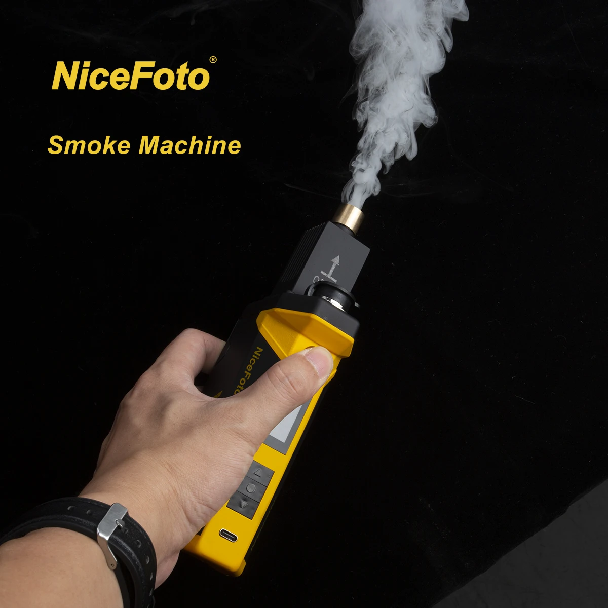 NiceFoto Fog 101 Portable Wireless Handheld Mini Mist Fog Maker Smoke Machine With Remote For Film Photography