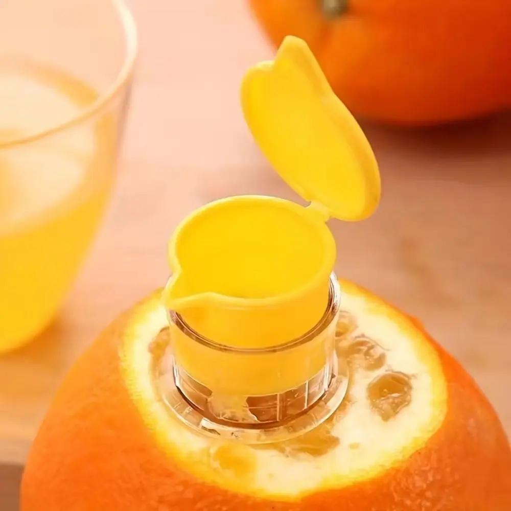 عصارة ليمون صغيرة جديدة سهلة الاستخدام، عصارة فواكه يدوية، عصارة برتقال شفافة #1