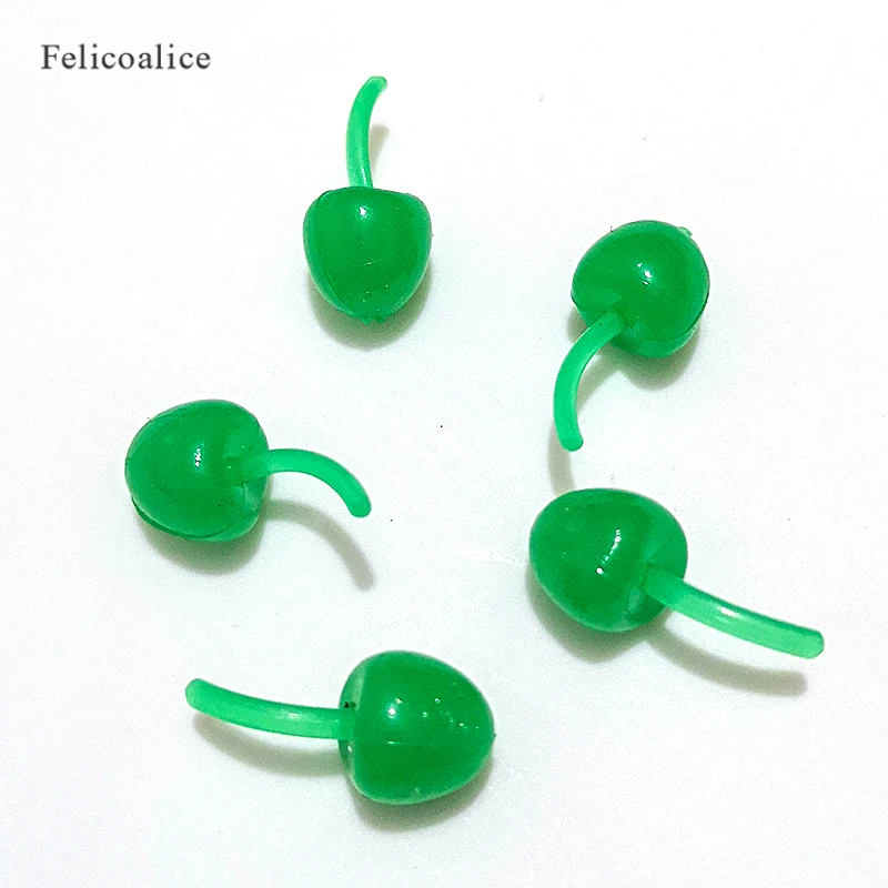 100 stücke Schleim weiche Simulation Frucht gefälschte Kirsche/Blaubeere/Erdbeere Miniatur Cabochon DIY dekorative Handwerk Scrap booking 10mm – Detail 27