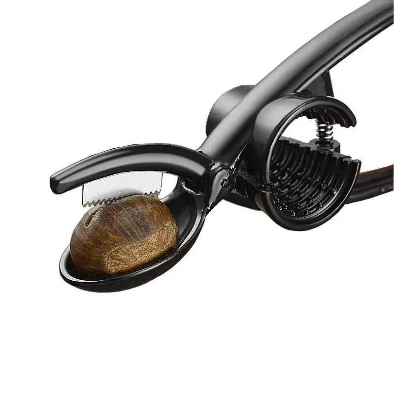 Çok fonksiyonlu 2 in 1 Hızlı Kestane Klip Fındık Kraker Sheller Ceviz Pense Metal Somun Açacağı Alüminyum Alaşımlı Mutfak Aletleri