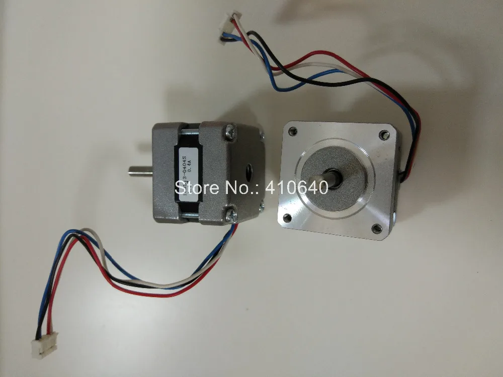 1 개 무료 배송 스테퍼 모터 16HS13-0404S L 34 mm Nema16, 1.8 deg 0.4 A 21 n. cm 및 바이폴라 4 리드 와이어