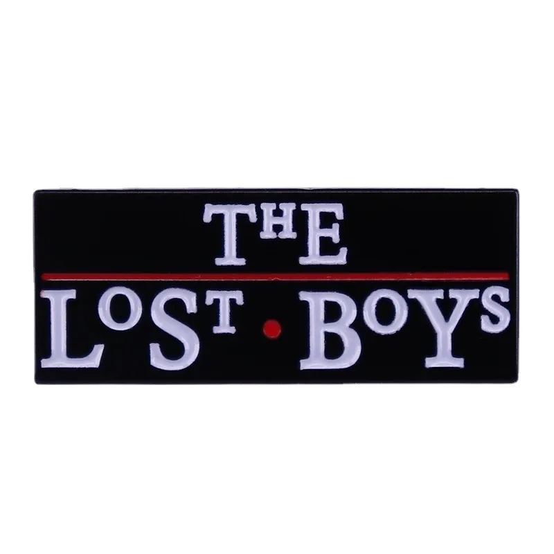 80s Horror Vampire Movie The Lost Boys Enamel Pin Lapel Pin for Clothes Brooches on Backpack Briefcase Badge Jewelry Decoration