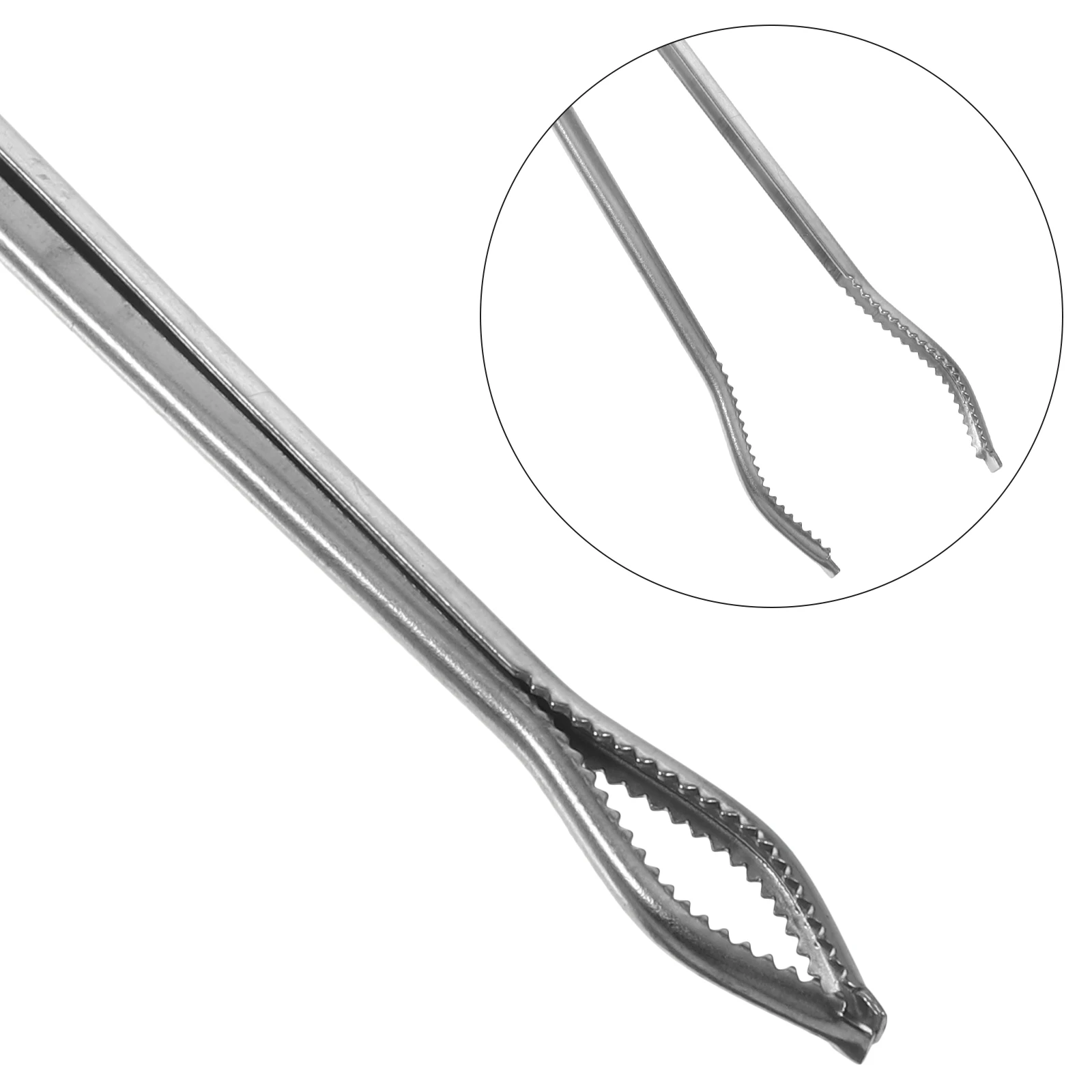 

Crab Clip Large Opening Stainless Steel Serrated Clamp Durable Loach Tong Trash Picker Cleaning Tool Beach Park Roadside Lawn