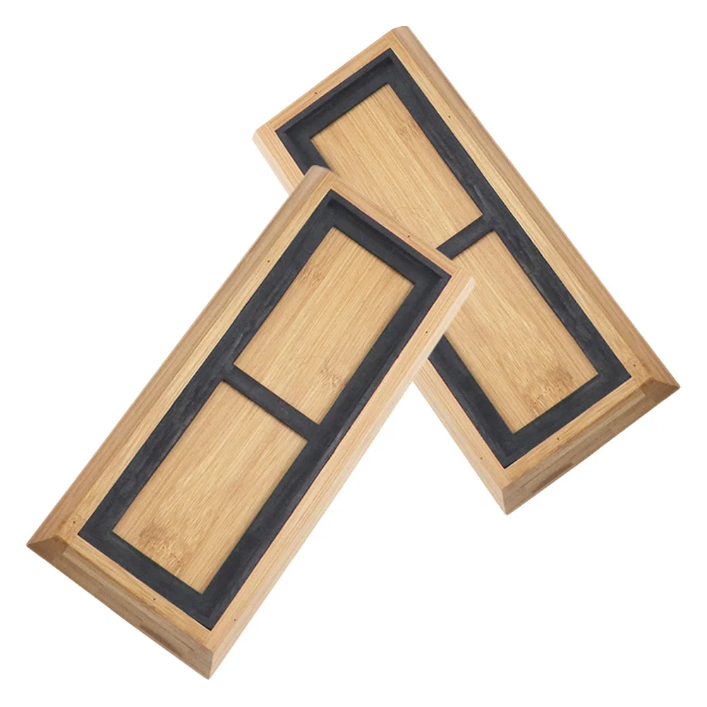 2 set Whetstone Base Grinding Stone Home Sharpener Holder Stand Non-Slip Sharpening Block Holder For Kitchen Home Use