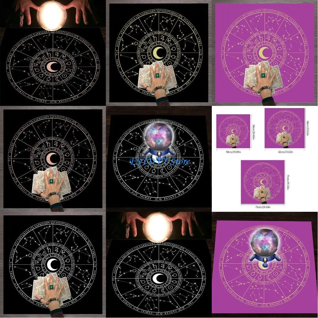 

G6DE Board Game Card Pad Tarot Tablecloth Divination Altar Patch Table Covers