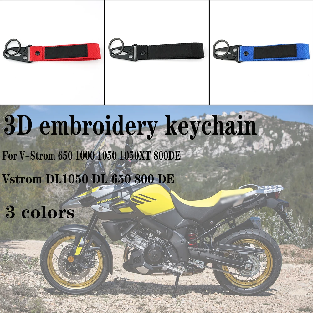 Motorcycle Keyring Keychain For V-Strom 650 1000 1050 1050XT 800DE Vstrom DL1050 DL 650 800 DE Motorcycle Keyring Keychain
