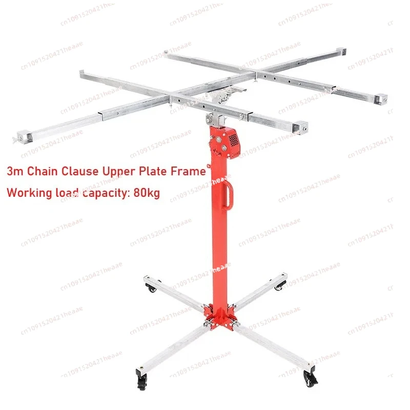 Suitable for ceiling drilling lamp installation lifting bracket, 3M hand cranked gypsum board lift, lifting mobile bracket