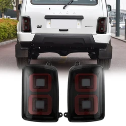 For Lada Niva 4X4 1995- LED Tail Lights With Running Turn Signal PMMA ABS Plastic Function Accessories Car Styling Tuning