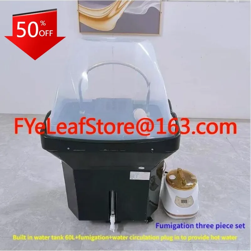 

fumigation and steaming water circulation, head therapy basin, beauty bed massage Mobile head therapy machine