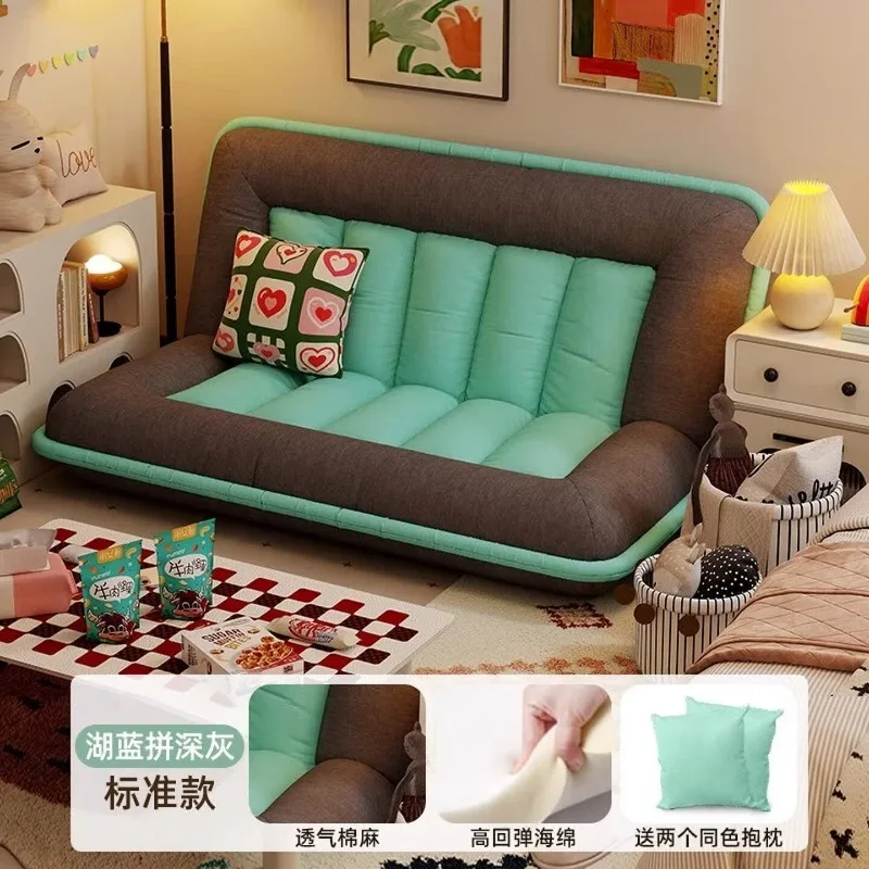 Sofa, reclining and sleeping tatami double small apartment rental room human kennel bedroom small sofa