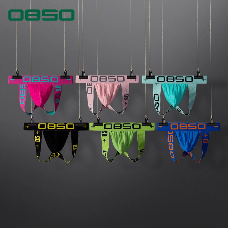 Fashion Breathable Cotton Mens Jockstrap Underpants G String Thongs Men Underwear Lingeries For Gay Calzoncillo Hombre