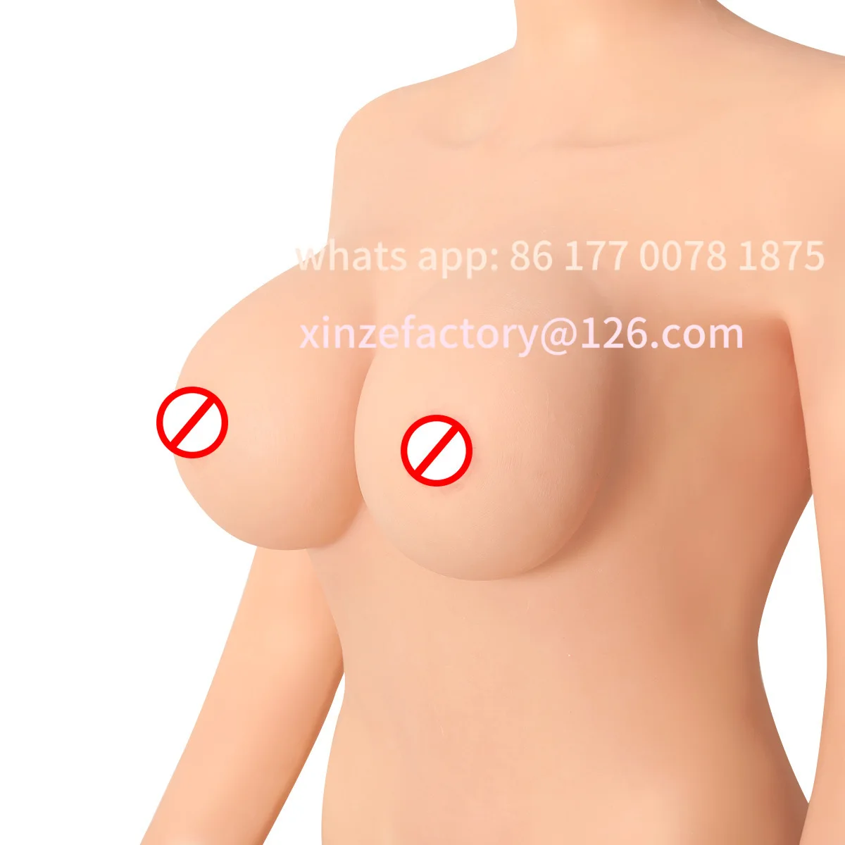 Customizable one-piece prosthetic breast fake yin pants CD girl cross-dressing simulated chest pad  breast fake girl