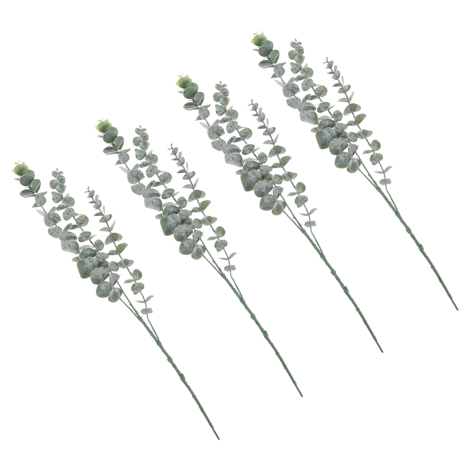 

4pcs Artificial Leaves Fake Plant Decor Lifelike Green Office Shop Decoration Simulated Plants Photography Props