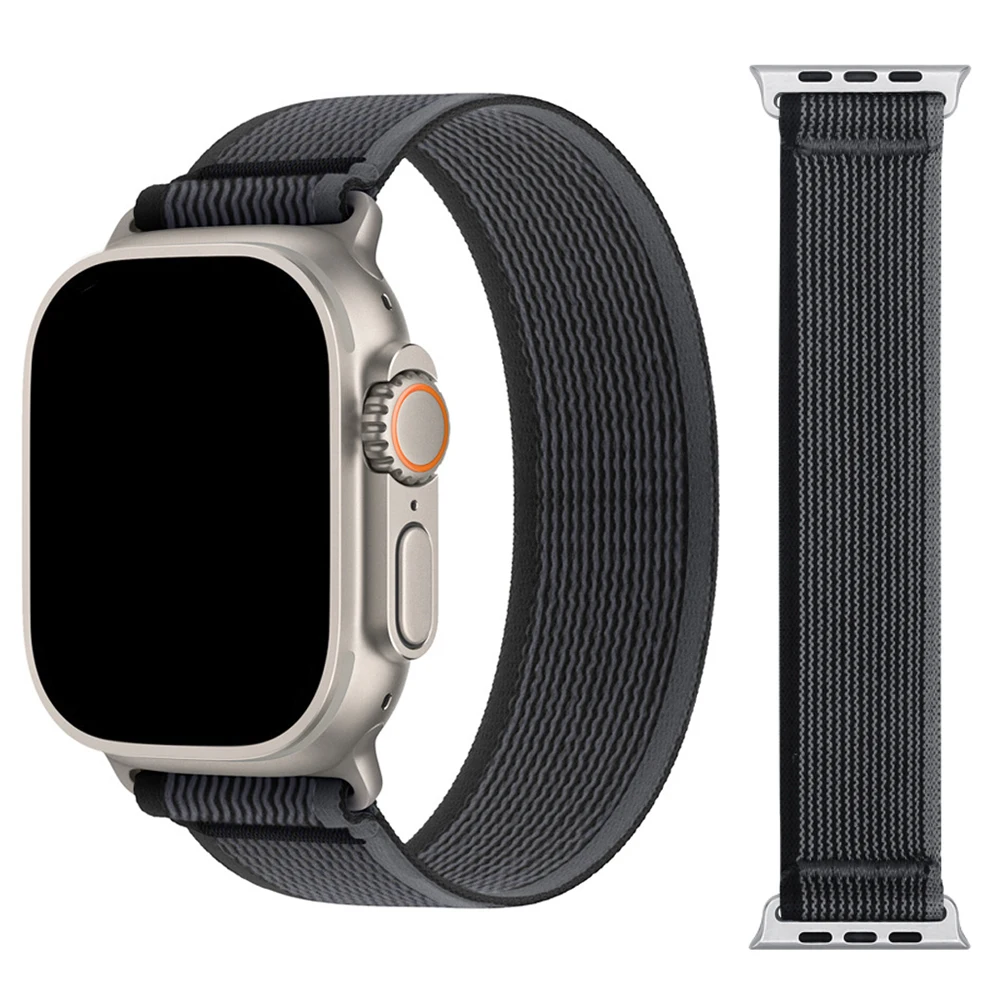 Trail Single Loop for Apple Watch Ultra Band 49mm 45mm 44mm 41mm Correa for iWatch Ultra 2 Strap Series 9 8 7 Se 6 5 4 Bracelet