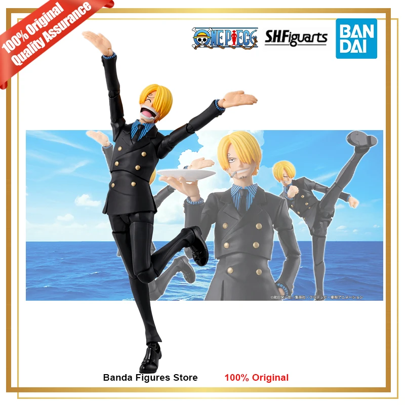 bandai-shfiguarts-shf-sanji-romance-dawn-une-piece-en-stock-figurines-de-collection-d'action-anime-jouets-modeles-originaux