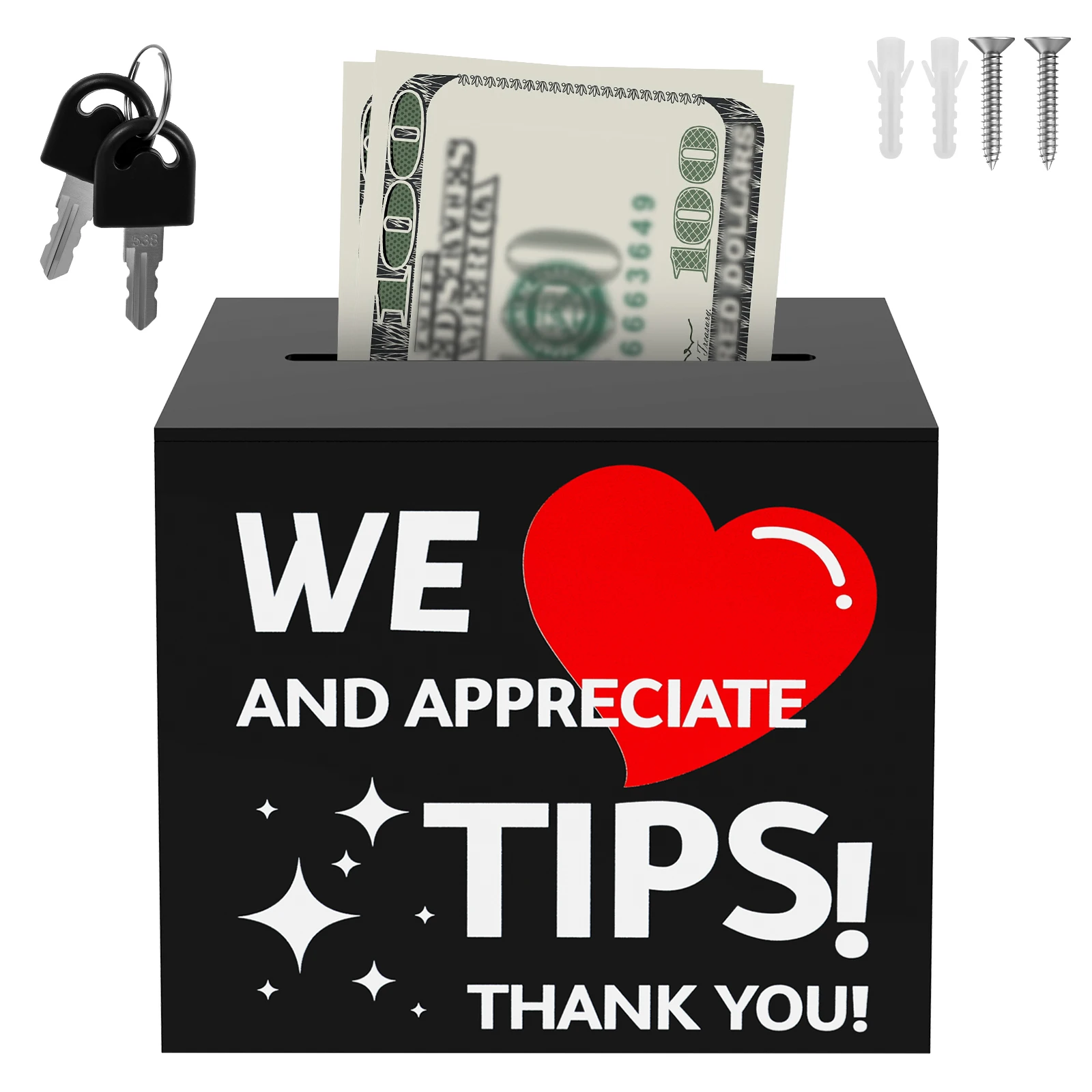 Acrylic Tips Box Wi…