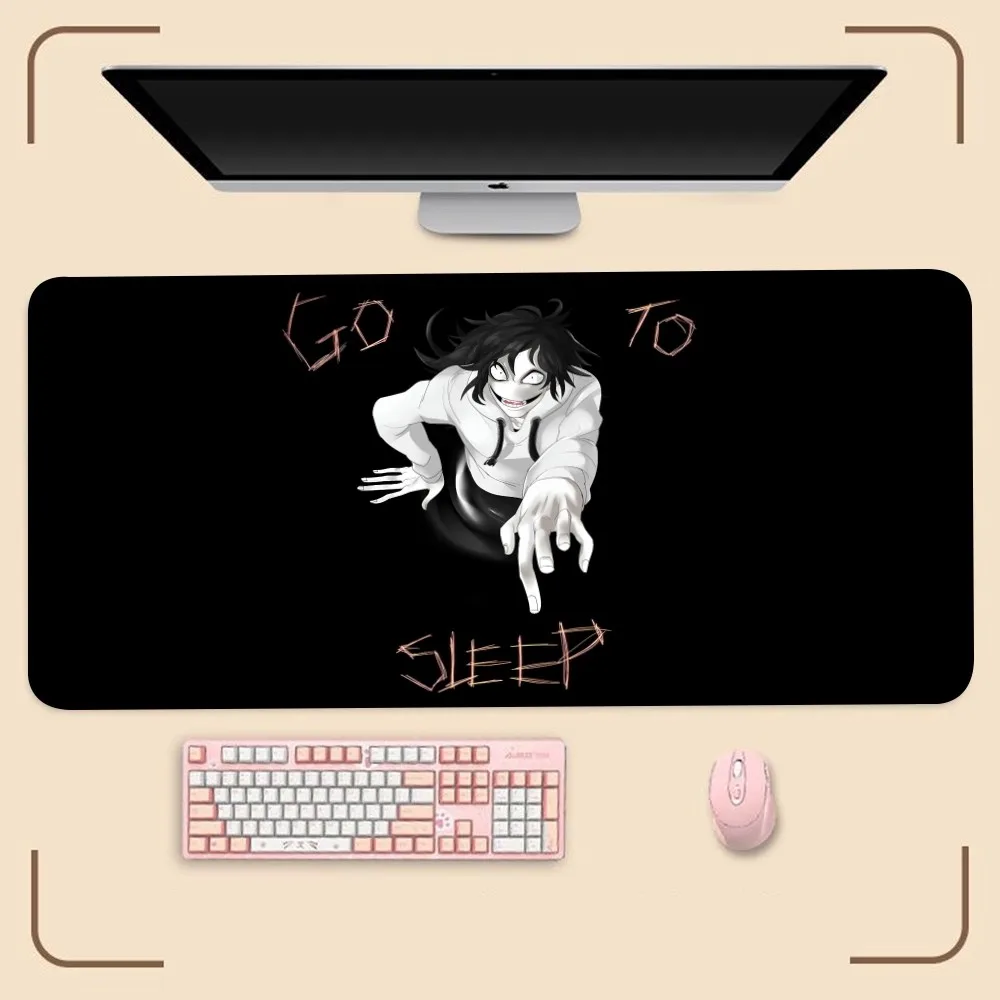 C-Creepypasta es Mousepad Computer Mouse Pad 400x800x5mm Gaming Accessories Mause Keyboard PadKawaii Mice Mausepad