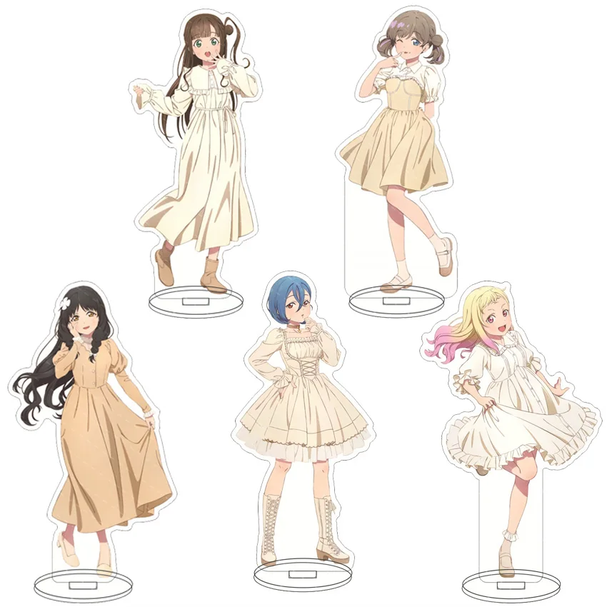 Anime de 16 cm ‌ Figura Coleccionable LoveLive!Superstar!! Adornos Acrílicos de Sakurakoji Kinako, Tang Keke, Hazuki Ren, Wakana Shiki, Regalos Cos Acrylic